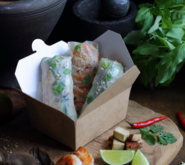 Nemy z krewetkami i sezonowymi warzywami 3 szt.