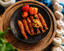 Krewetki w panko,  8 szt