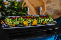 Japońskie pierożki Gyoza z batatem i tofu 8szt. 
